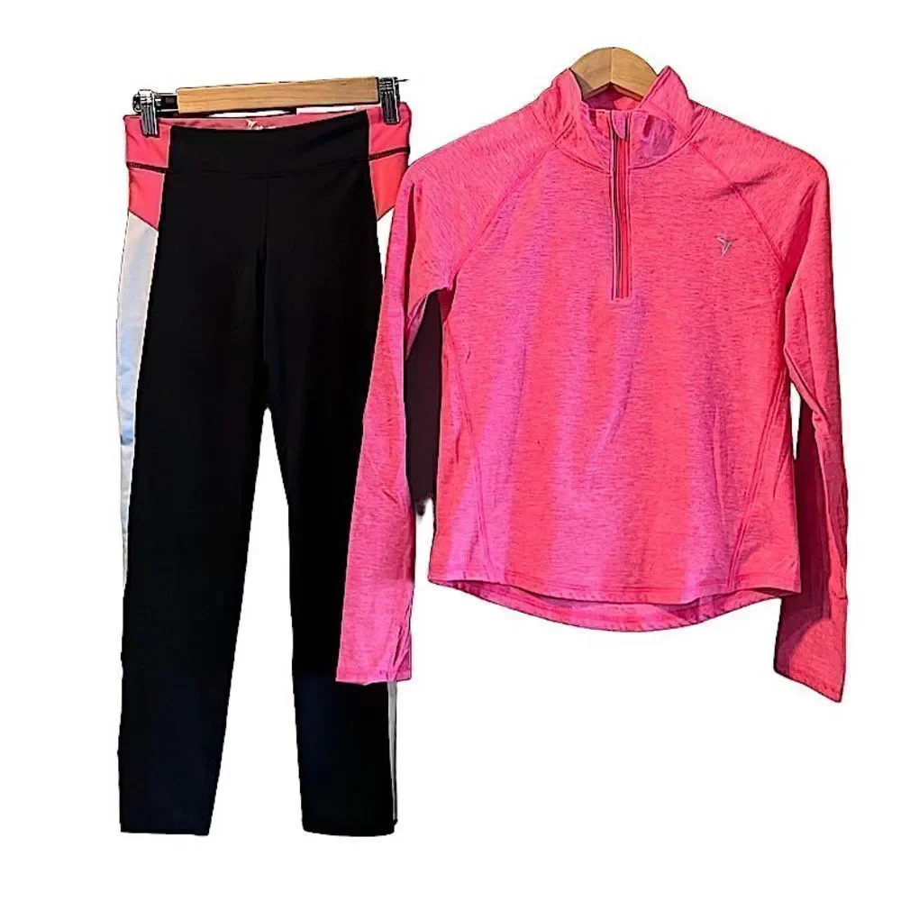 🌴 Old Navy Active Go-Dry Leggings L/10-12